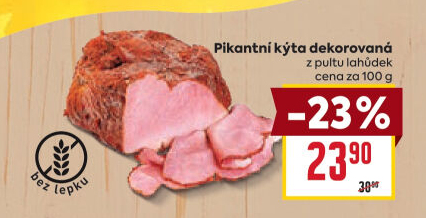 Kýta dekorovaná pikantní