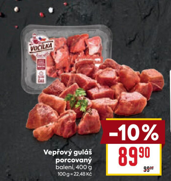 Maso na guláš vepřové Vocílka