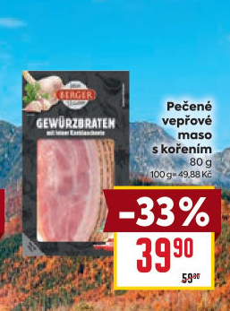 Šunka vepřová s kořením pečená Berger