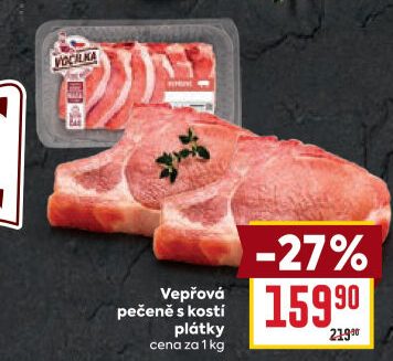 Vepřová pečeně s kostí Vocílka