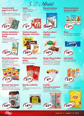 akční leták CBA 26.11.2025-7.12.2025