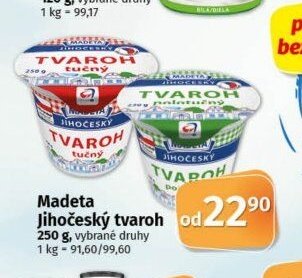 Madeta Jihočeský tvaroh