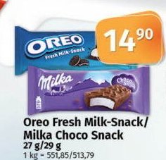 Oreo Fresh Milk-Snack/Milka Choco Snack