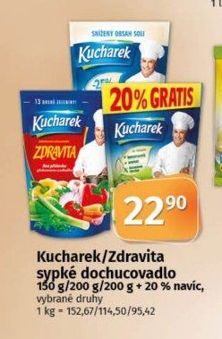 Kucharek/Zdravita sypké dochucovadlo