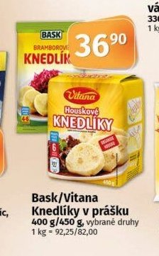 Bask/Vitana Knedlíky v prášku