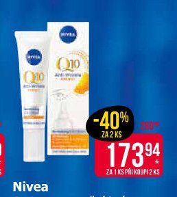 Nivea Q10 Energy oční krém proti vráskám 15 ml