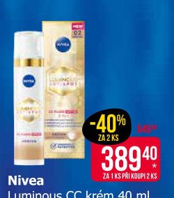 Nivea Luminous CC krém 40 ml