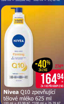 Mléko tělové Q10 Nivea