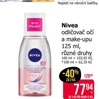 Odličovač očí dvoufázový Nivea