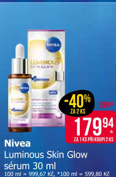Pleťové sérum Luminous Skin Glow Nivea