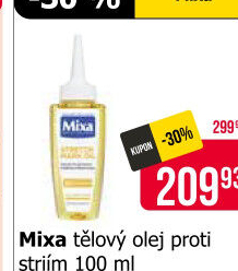 Tělový olej proti striím Mixa