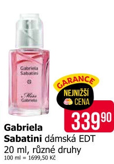 Toaletní voda dámská Gabriela Sabatini