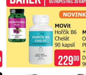 MOVit Hořčík B6 Chelát 90 kapslí