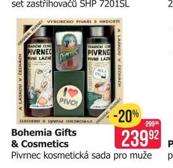Bohemia Gifts & Cosmetics Pivrnec kosmetická sada pro muže