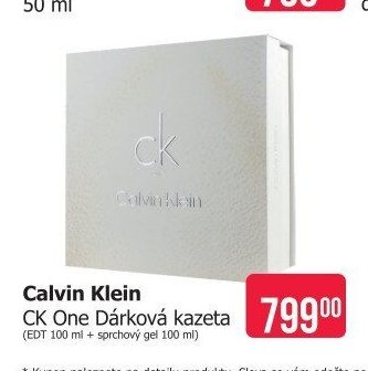 Calvin Klein CK One Dárková kazeta (EDT 100 ml + sprchový gel 100 ml)