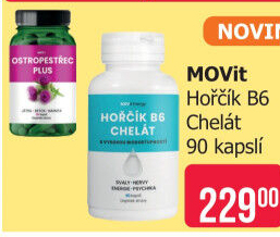 Hořčík B6 chelát MOVit