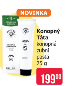 Pasta na zuby Konopný Táta