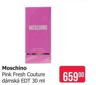 Toaletní voda dámská Pink Fresch Couture Moschino