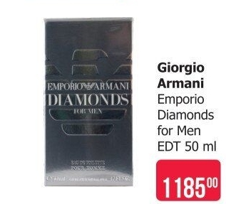 Toaletní voda pánská Diamonds for Men Emporio Giorgio Armani