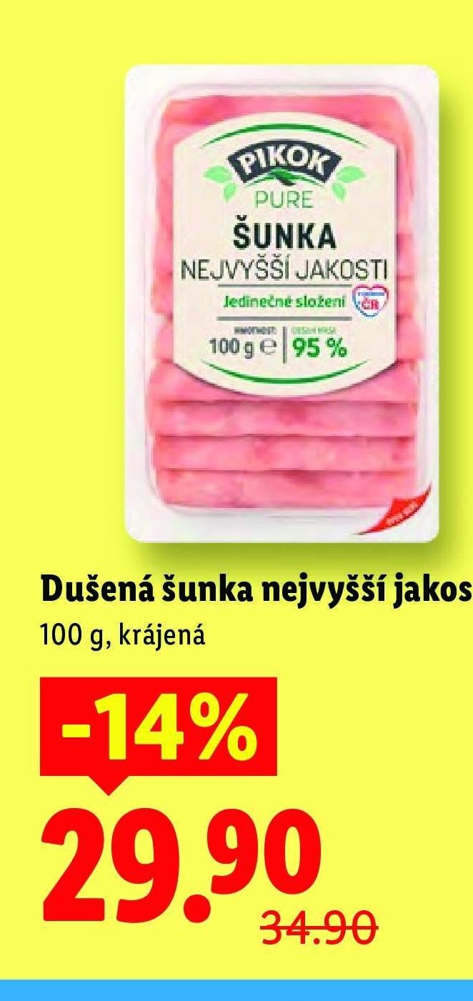Dušená šunka nejvyšší jakosti - Lidl akcniletaky.com