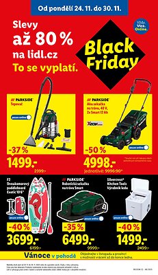 akční leták Lidl 24.11.2025-26.11.2025