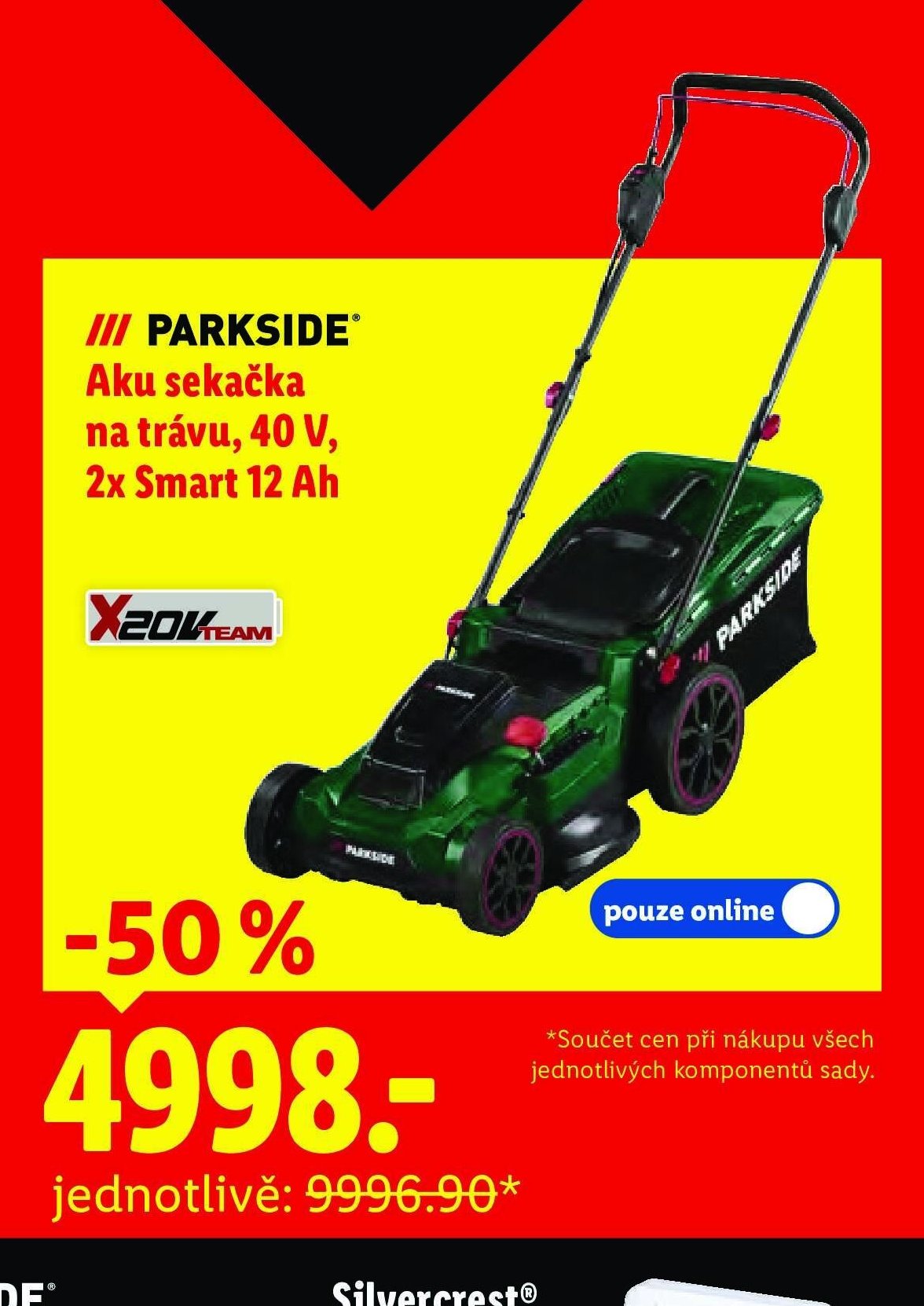Parkside Aku sekačka na trávu, 40 V, 2x Smart 12 Ah - Lidl akcniletaky.com