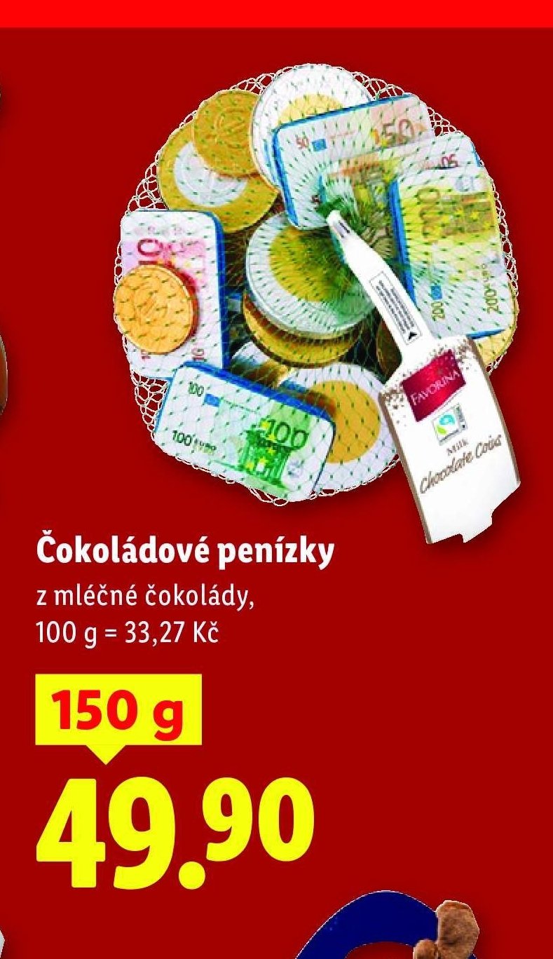 Čokoládové penízky