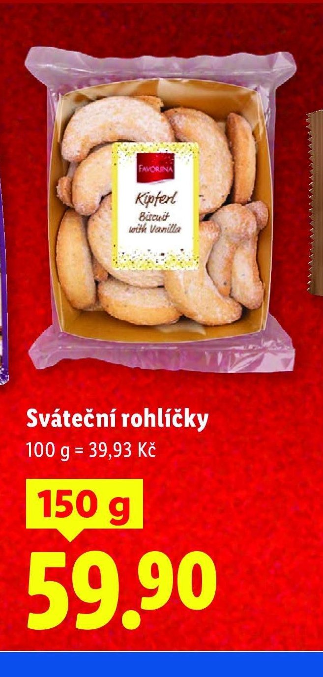 Sváteční rohlíčky