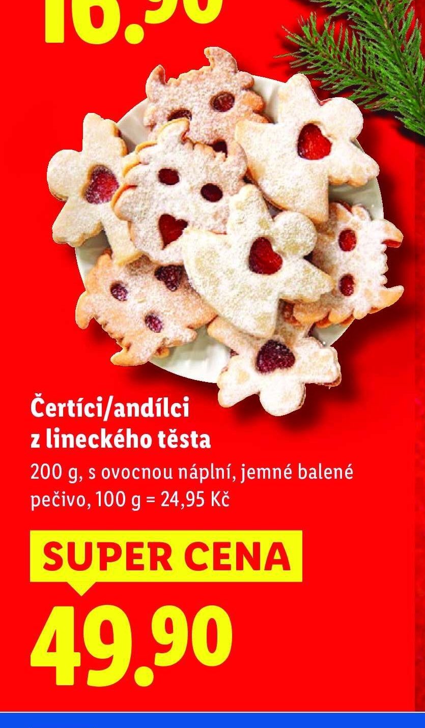 Čertíci/andílci z lineckého těsta