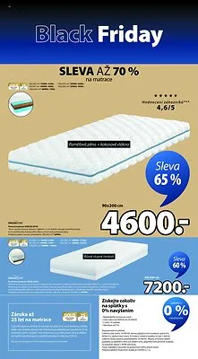 akční leták Jysk 19.11.2025-23.11.2025