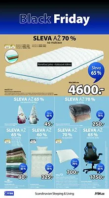 akční leták Jysk 19.11.2025-23.11.2025