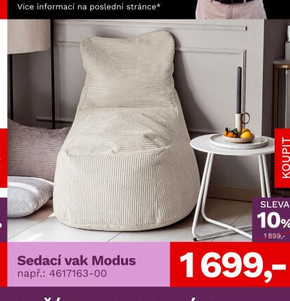 Sedací vak Modus