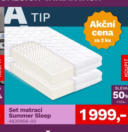 Set matrací Summer Sleep