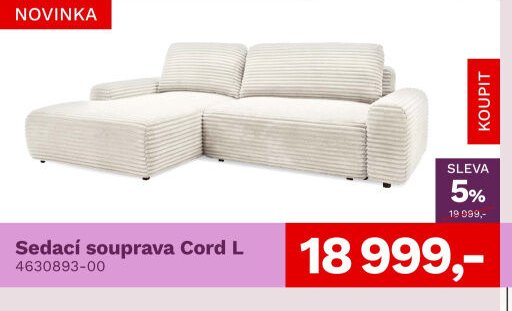 Sedací souprava Cord L