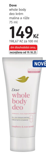 Deo krém Dove