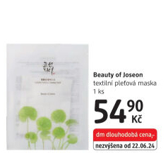 Pleťová maska textilní Beauty of Joseon