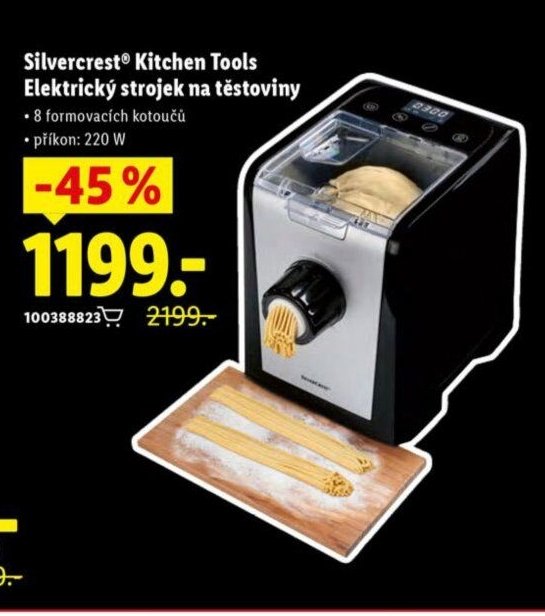 Silvercrest Kitchen Tools Elektrický strojek na těstoviny