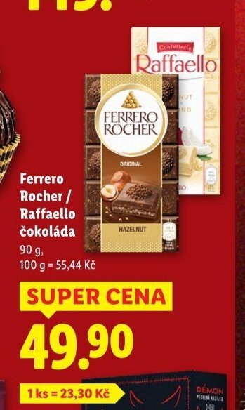 Ferrero Rocher / Raffaello čokoláda