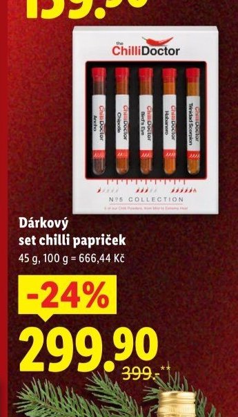 Dárkový set chilli papriček