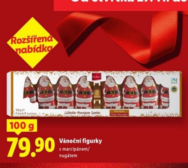 Vánoční figurky s marcipánem/nugátem