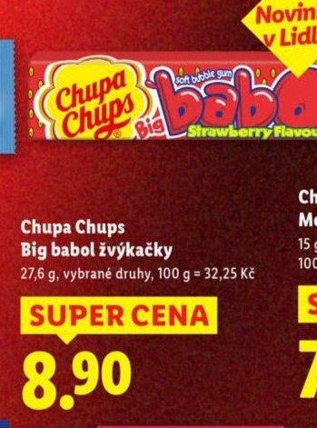 Chupa Chups Big babol žvýkačky
