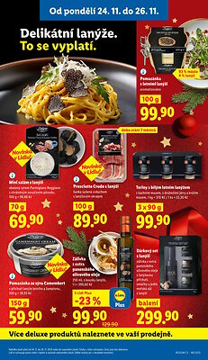 akční leták Lidl 24.11.2025-26.11.2025