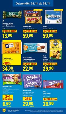 akční leták Lidl 24.11.2025-26.11.2025