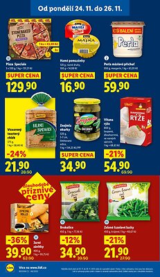 akční leták Lidl 24.11.2025-26.11.2025