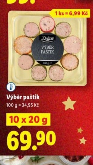 Výběr paštik