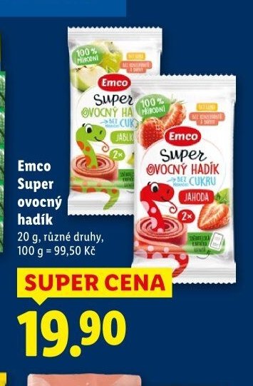 Emco Super ovocný hadík
