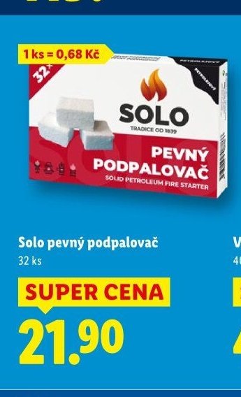 Solo pevný podpalovač - Lidl akcniletaky.com