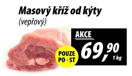 Masový kříž od kýty vepřový