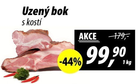 Uzený bok s kostí
