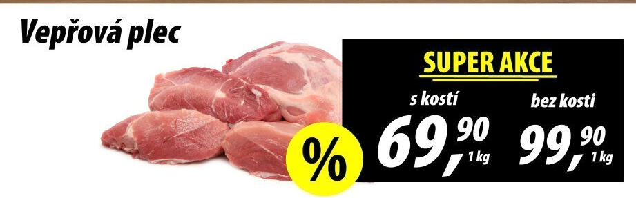 Vepřová plec s kostí